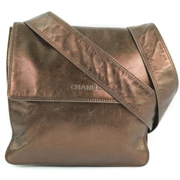 CHANEL Shoulder Bag bronze Calfskin Women - Picture 1 of 9